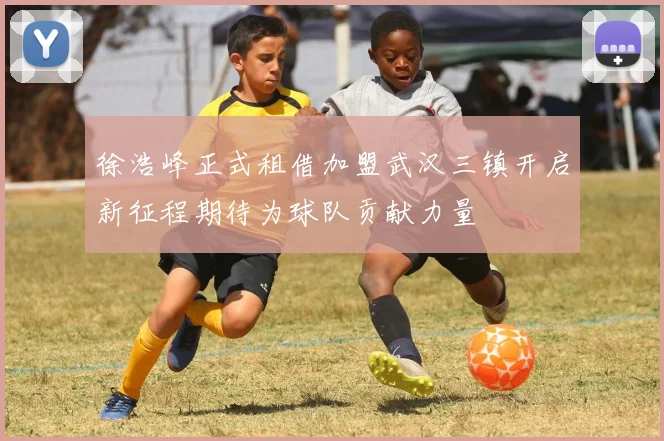 徐浩峰正式租借加盟武汉三镇开启新征程期待为球队贡献力量